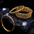 6-Piece Gold Plated Bangles Set