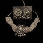 Indian Pearl Pooth Choker Set