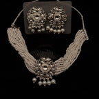 Indian Pearl Pooth Choker Set