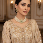 Royal Indian Pearl Pooth Choker Set